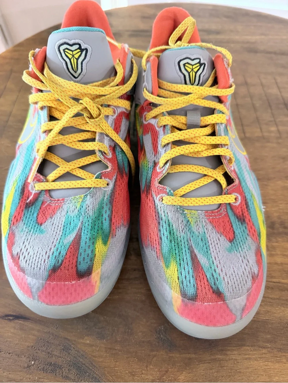 Nike Kobe 8 Protro GS Multicolor Low Top Mesh Basketball Shoes in US size 6.5Y